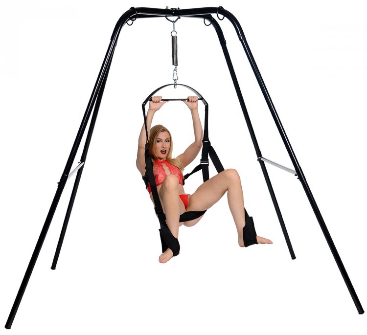 Sex swing suspension - Nude pics